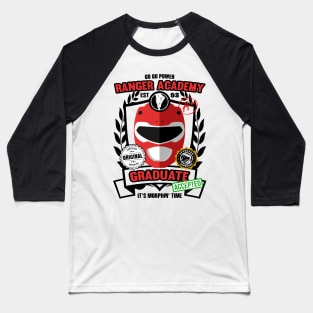 Red Ranger Academy Baseball T-Shirt